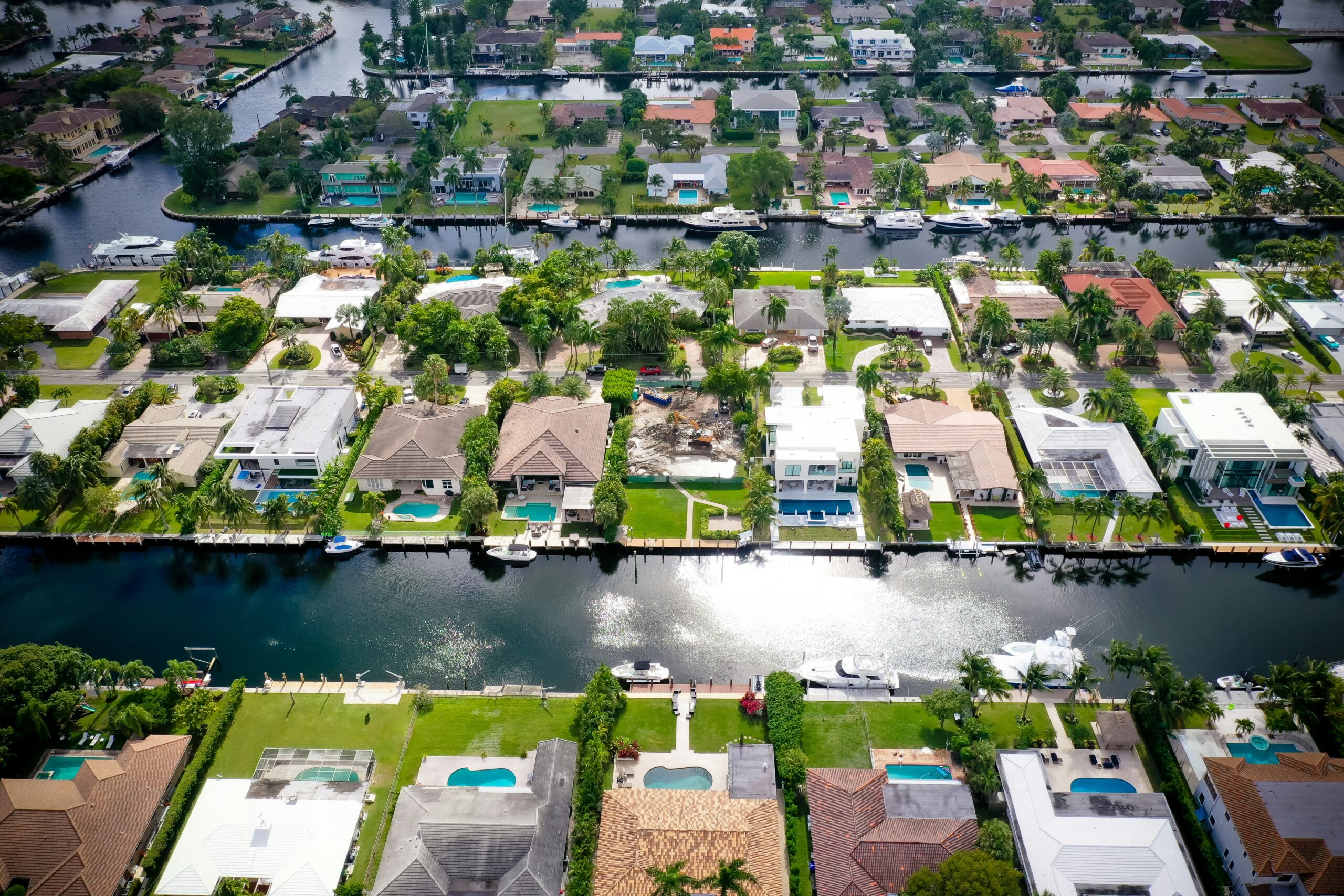 Aerial view of florida