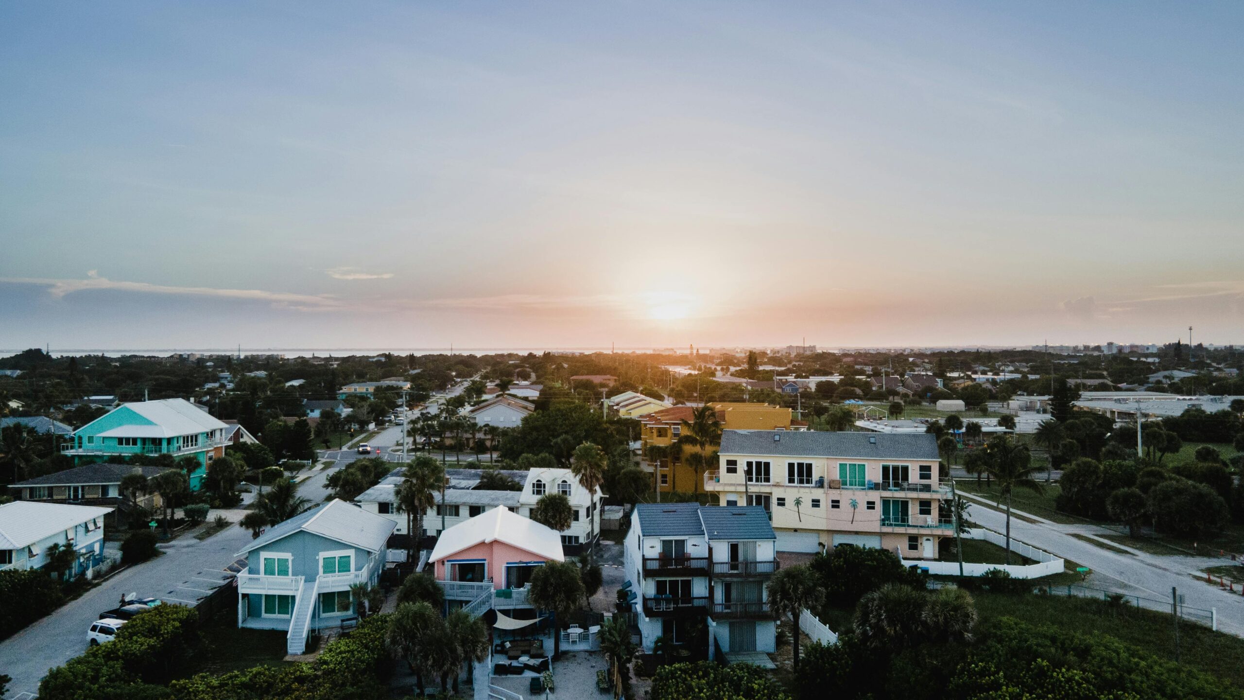Aerial view of florida