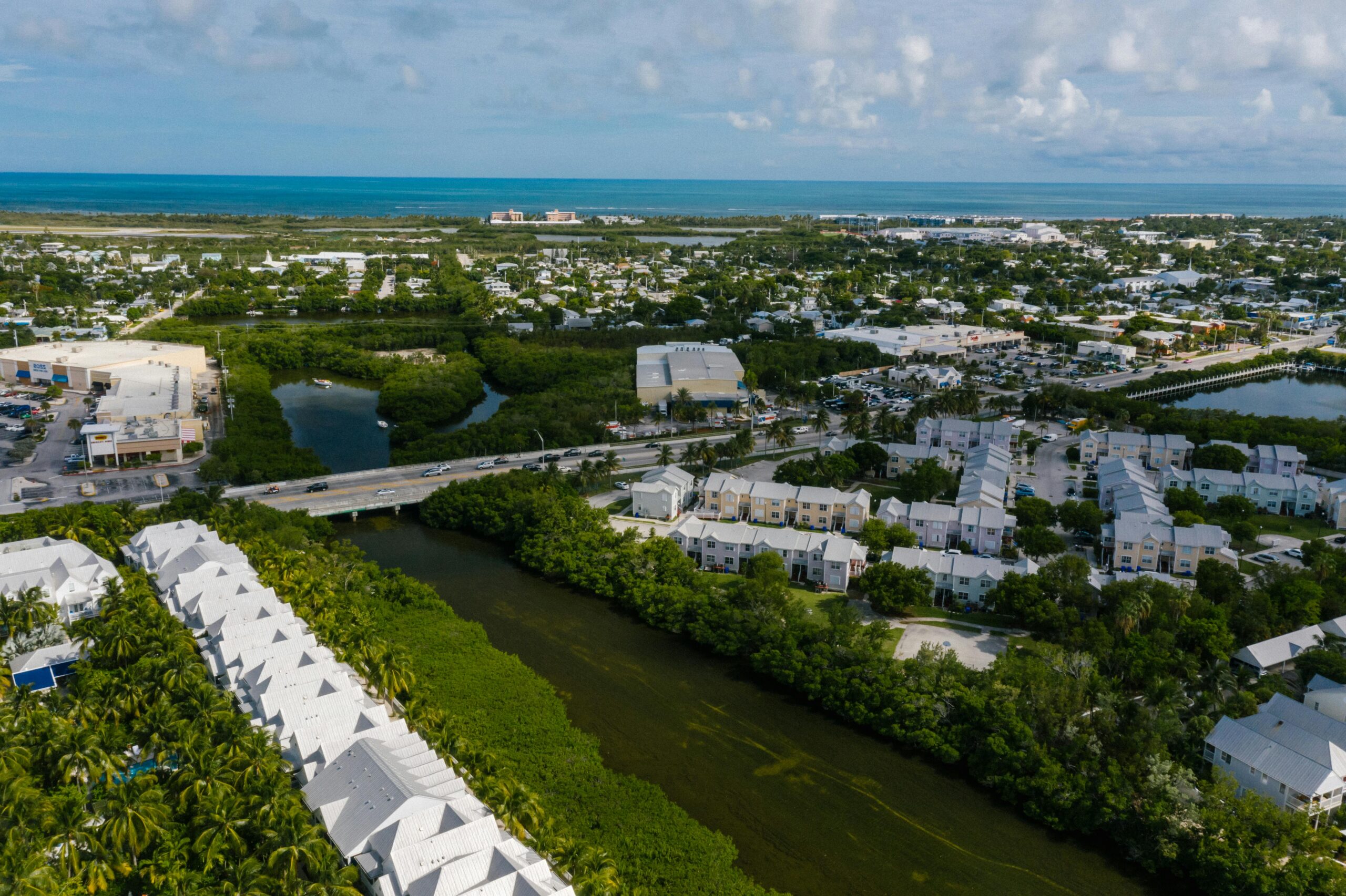 Aerial view of florida
