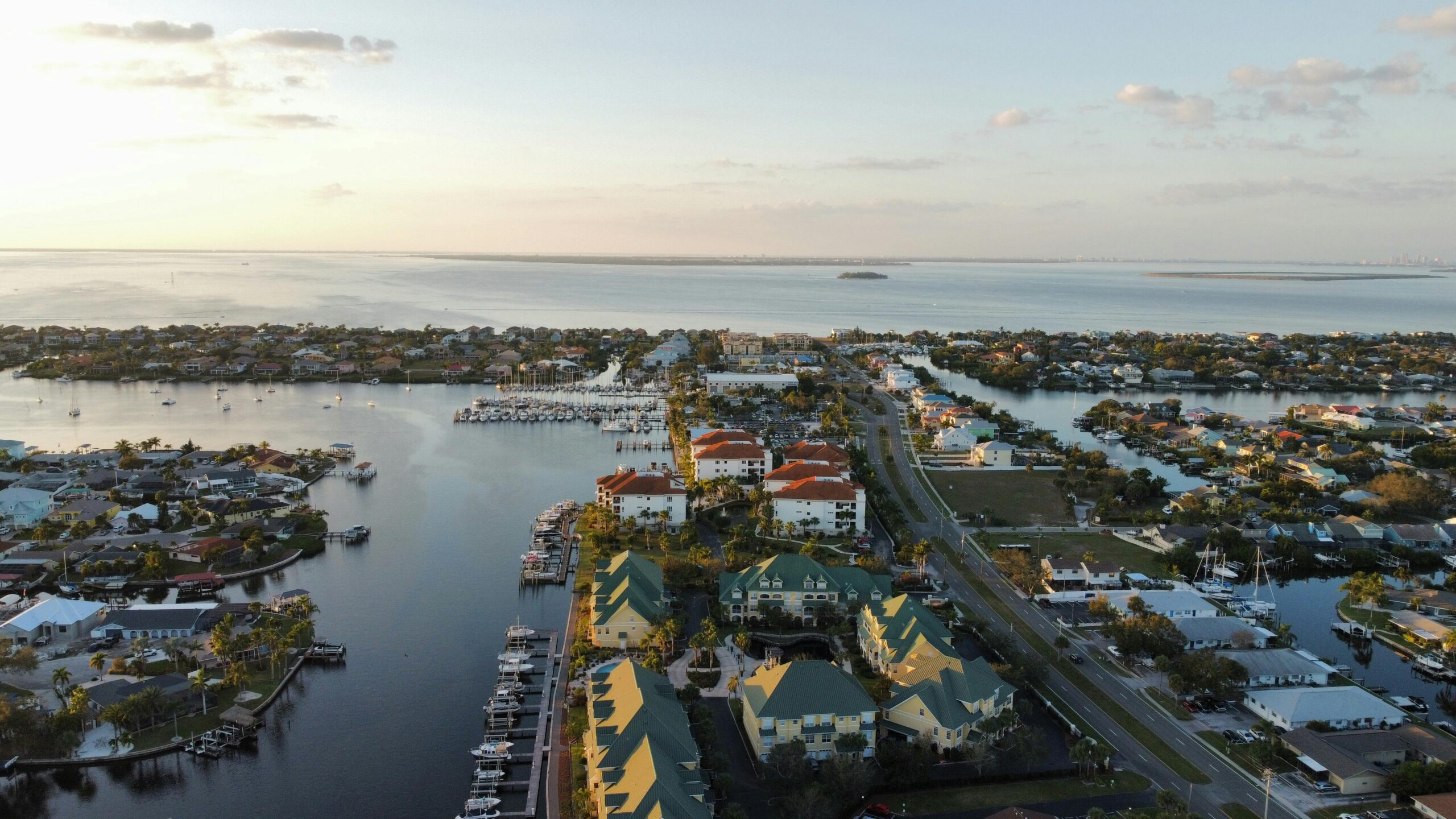 Aerial view of florida