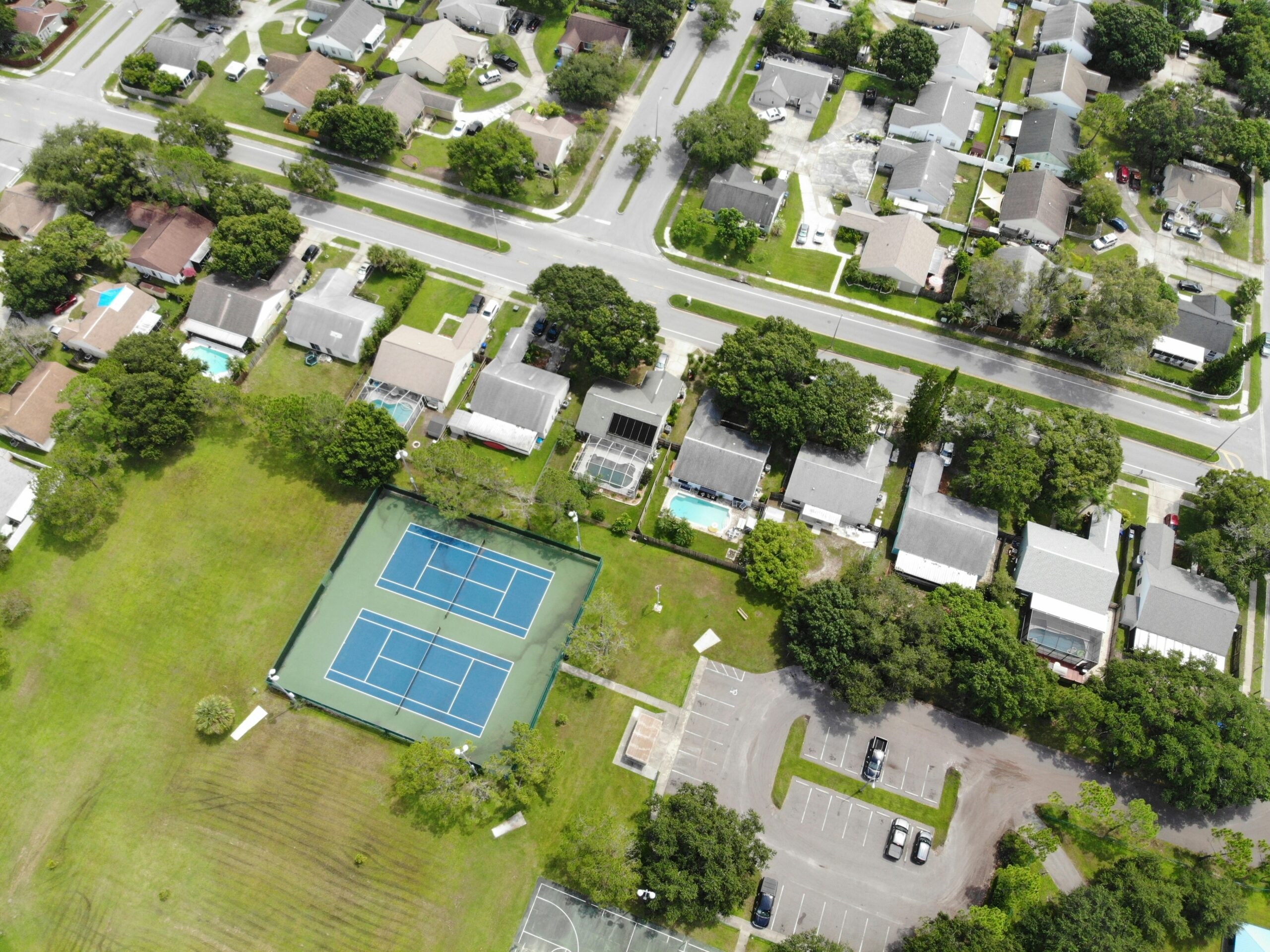 Aerial view of florida