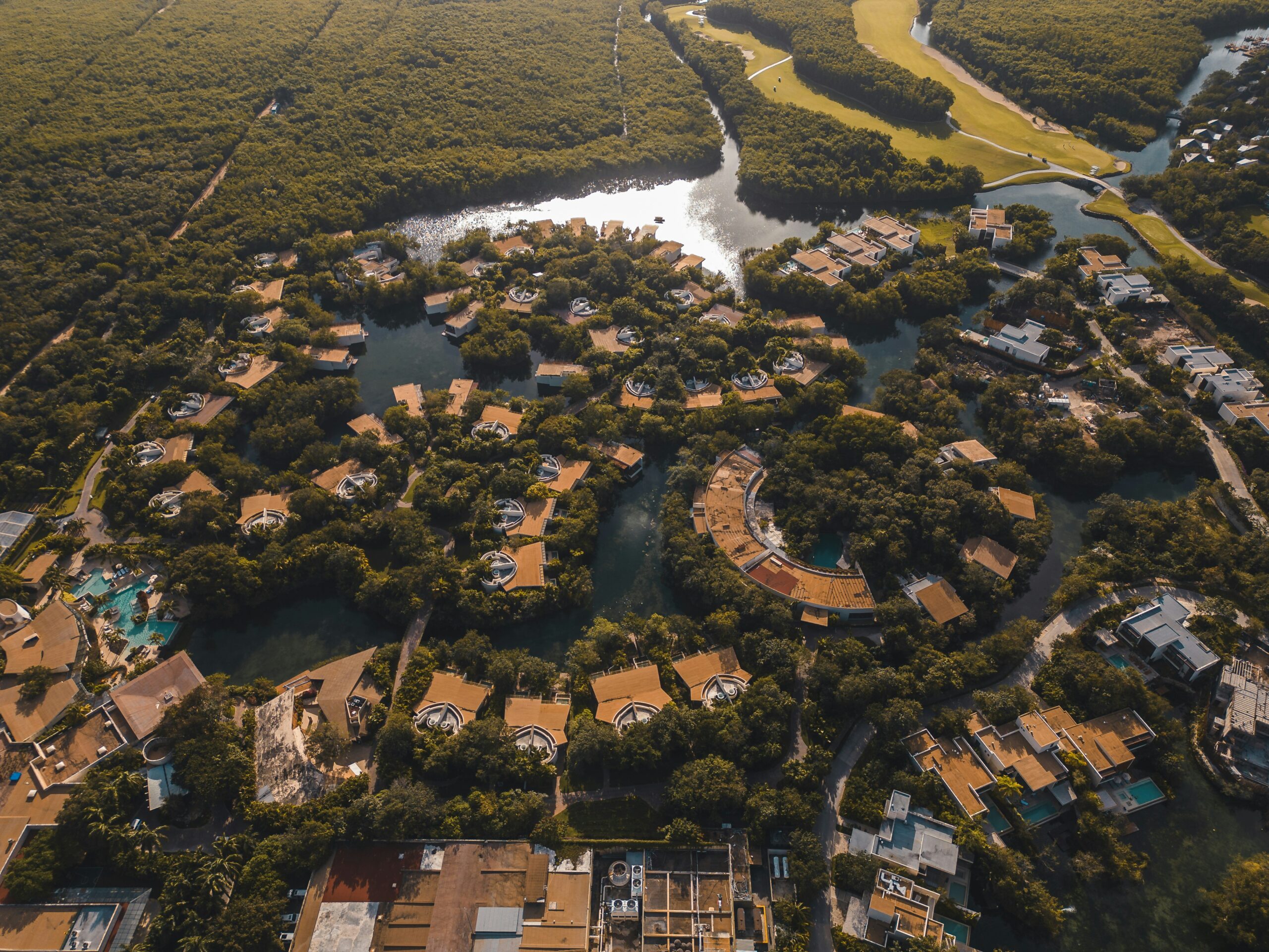 Aerial view of florida